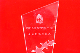 2015年度中國(guó)水業(yè)十大影響力企業(yè)